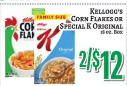 Trade Fair Supermarket Kellogg's Corn Flakes OR Special K Original offer