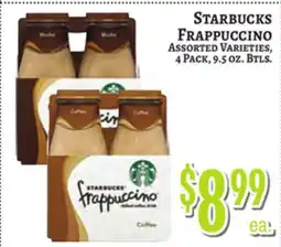 Trade Fair Supermarket STARBUCKS Frappuccino Assorted Varieties offer