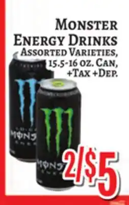 Trade Fair Supermarket MONSTER ENERGY DRINKS offer