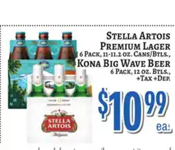 Trade Fair Supermarket Stella Artois Premium Lager, Kona Big Wave Beer offer