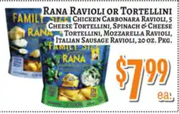 Trade Fair Supermarket RANA Ravioli OR Tortellini offer