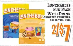 Trade Fair Supermarket LUNCHABLES Fun Pack With DRINK offer