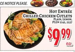 Trade Fair Supermarket Grilled Chicken Cutlets offer