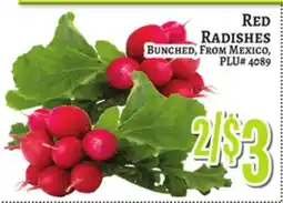 Trade Fair Supermarket RED RADISHES offer
