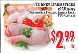 Trade Fair Supermarket Turkey Drumsticks & Wings offer