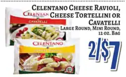 Trade Fair Supermarket Celentano Cheese Ravioli, Cheese Tortellini OR Cavatelli offer