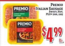 Trade Fair Supermarket PREMIO Italian Sausage offer