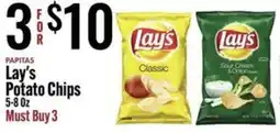 Jons International Papitas lay's potato chips offer