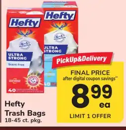 ACME Hefty Trash Bags offer