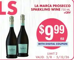 Smart & Final LA MARCA PROSECCO SPARKLING WINE offer