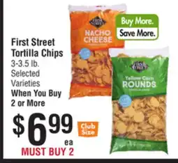 Smart & Final First Street Tortilla Chips offer