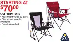 Dunham's Sports GCI FURNITURE offer