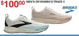 Dunham's Sports BROOKS MEN'S OR WOMEN'S TRACE 4 offer