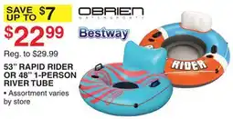 Dunham's Sports OBRIEN 53 RAPID RIDER OR 48 1-PERSON RIVER TUBE offer