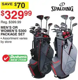 Dunham's Sports MEN'S OR WOMEN'S S300 PACKAGE SET offer
