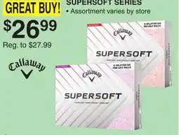 Dunham's Sports CALLAWAY SUPERSOFT SERIES offer