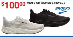 Dunham's Sports BROOKS MEN'S OR WOMEN'S REVEL 8 offer