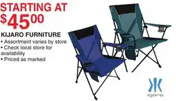 Dunham's Sports KIJARO FURNITURE offer