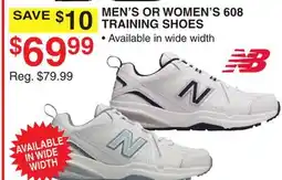 Dunham's Sports NEW BALANCE MEN'S OR WOMEN'S 608 TRAINING SHOES offer