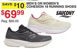 Dunham's Sports SAUCONY MEN'S OR WOMEN'S COHESION 18 RUNNING SHOES offer