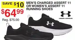 Dunham's Sports UNDER ARMOUR MEN'S CHARGED ASSERT 11 OR WOMEN'S ASSERT 11 RUNNING SHOES offer