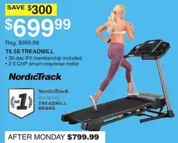 Dunham's Sports NORDICTRACK T6.5S TREADMILL offer