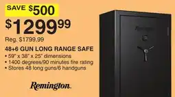 Dunham's Sports REMINGTON 48 + 6 GUN LONG RANGE SAFE offer