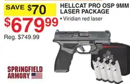 Dunham's Sports HELLCAT PRO OSP 9MM LASER PACKAGE offer
