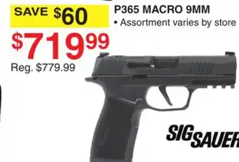 Dunham's Sports SIG SAUER P365 MACRO 9MM offer