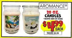 Ollie's AROMANCE 20 OZ. CANDLES offer