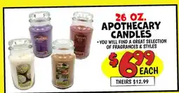 Ollie's 26 oz. APOTHECARY CANDLES offer