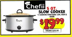 Ollie's 5 QT. SLOW COOKER offer