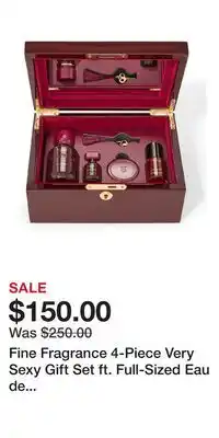 Victoria's Secret Fine Fragrance 4-Piece Very Sexy Gift Set ft. Full-Sized Eau de Parfum with Reusable Jewelry Box offer