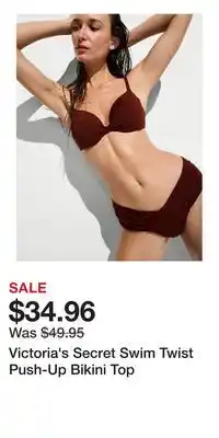 Victoria's Secret Victoria's Secret Swim Twist Push-Up Bikini Top offer
