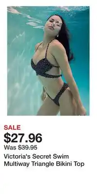Victoria's Secret Victoria's Secret Swim Multiway Triangle Bikini Top offer