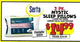 Ollie's 2 PK. MYSTIC SLEEP PILLOWS offer