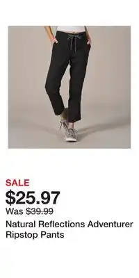 Cabela's Natural Reflections Adventurer Ripstop Pants offer