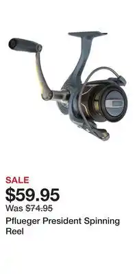 Cabela's Pflueger President Spinning Reel offer