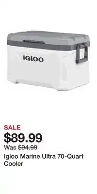 Cabela's Igloo Marine Ultra 70-Quart Cooler offer