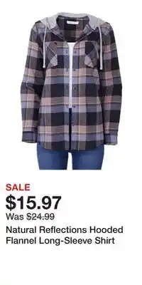 Cabela's Natural Reflections Hooded Flannel Long-Sleeve Shirt offer