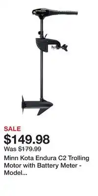 Cabela's Minn Kota Endura C2 Trolling Motor with Battery Meter - Model ENDURA C2 34 - 36 offer