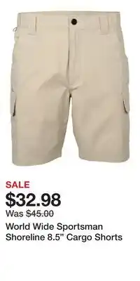 Cabela's World Wide Sportsman Shoreline 8.5 Cargo Shorts offer