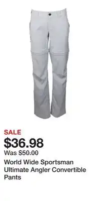 Cabela's World Wide Sportsman Ultimate Angler Convertible Pants offer