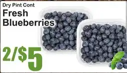 SuperFresh Fresh Blueberries offer
