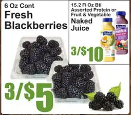 SuperFresh Fresh Blackberries, 6 Oz Cont offer