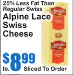 SuperFresh Alpine Lace Swiss Cheese offer