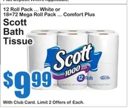 SuperFresh Scott Bath Tissue offer