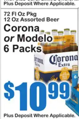 SuperFresh Corona or Modelo 6 Packs offer