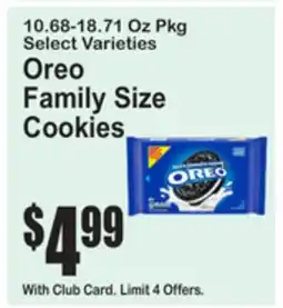 SuperFresh Oreo Family Size Cookies offer