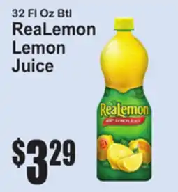SuperFresh 32 FL Oz Btl ReaLemon Lemon Juice offer